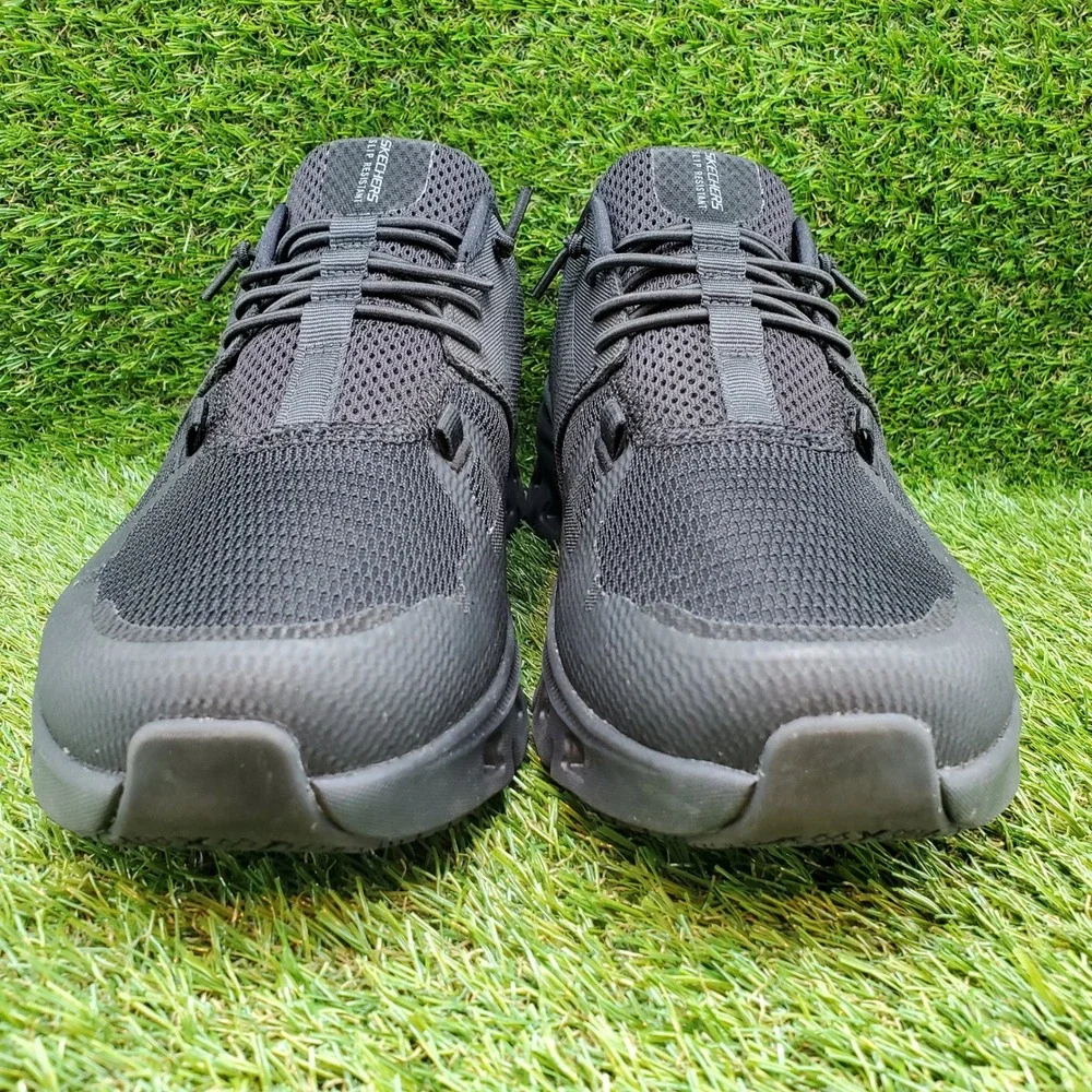 Skechers Glide-Step Pro SR SIZE 10.5 Men's Slip Resistant Work Shoes Black